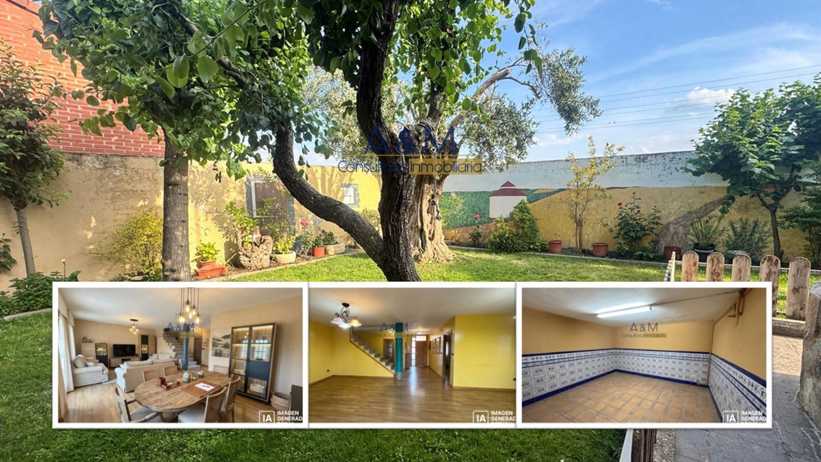 Chalet Independiente en venta Santovenia De Pisuerga, Valladolid. Ref: 6661. A&M Consultora Inmobiliaria