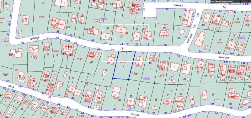 Parcela en venta Vallirana, Barcelona. Ref: 2709. B312 REAL ESTATE