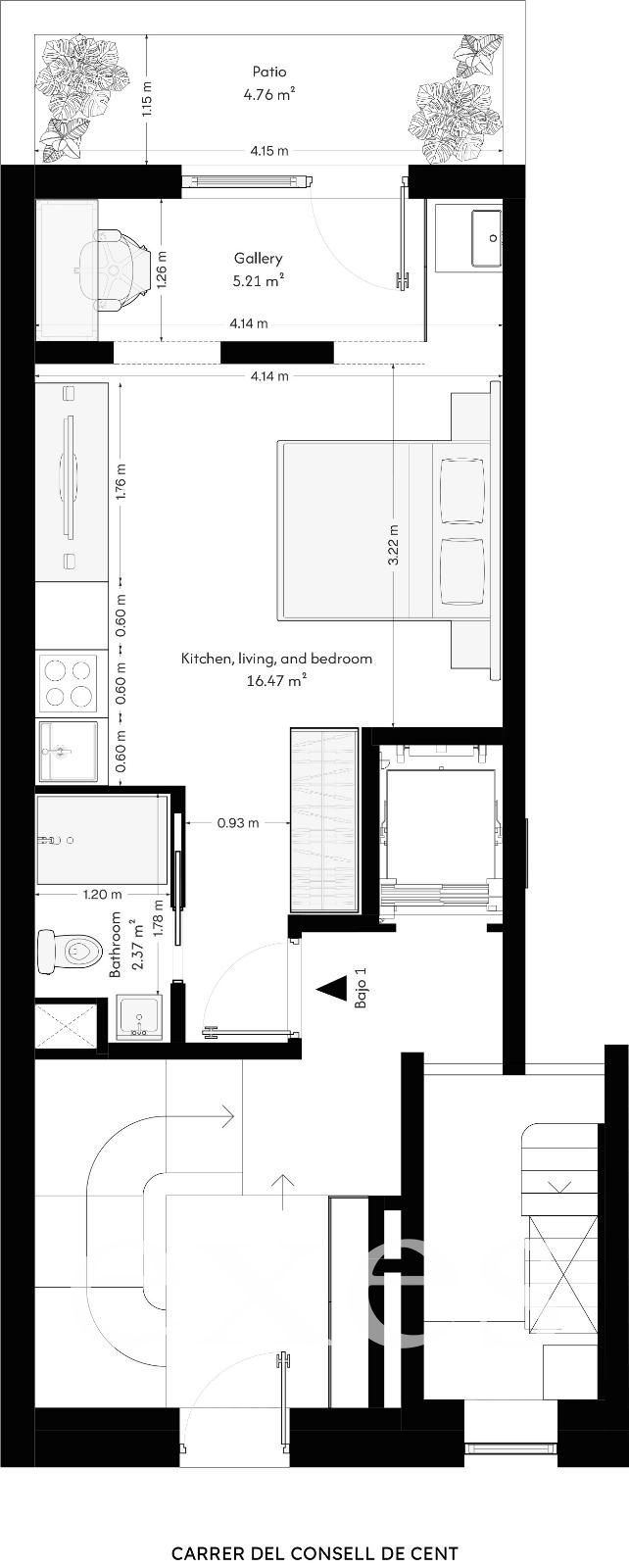 Appartement en vente Barcelona. Ref: 1988. Exes Grup Expofinques