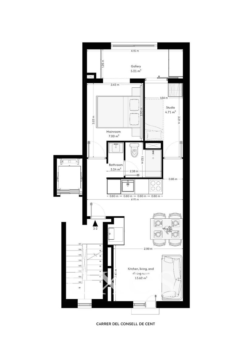 Pis en venda Barcelona. Ref: 2038. Exes Grup Expofinques