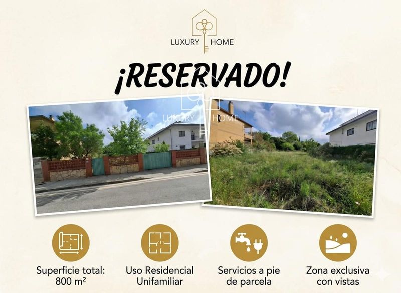 Parcela en venta Begues, Barcelona. Ref: 1118. LUXURY HOME BEGUES