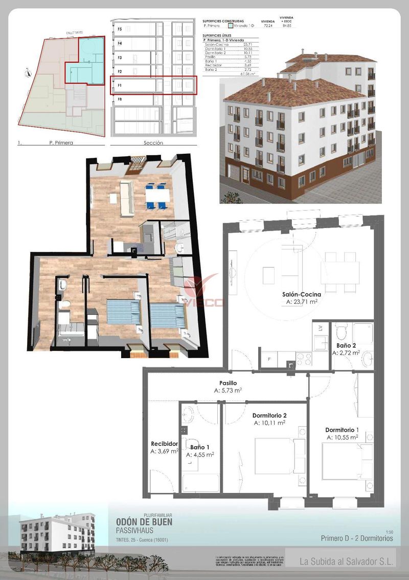 Piso en venta  en Cuenca . Ref: 119400. Inmobiliaria Vieco