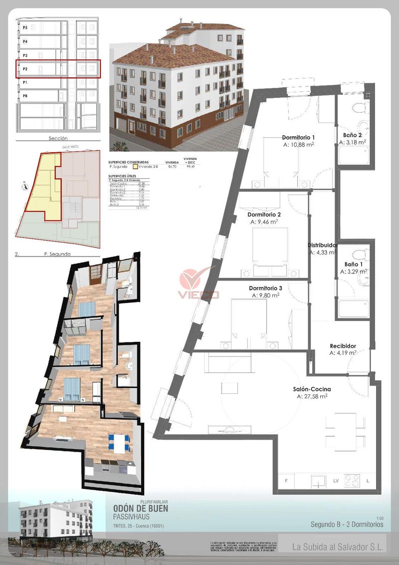 Piso en venta  en Cuenca . Ref: 119430. Inmobiliaria Vieco