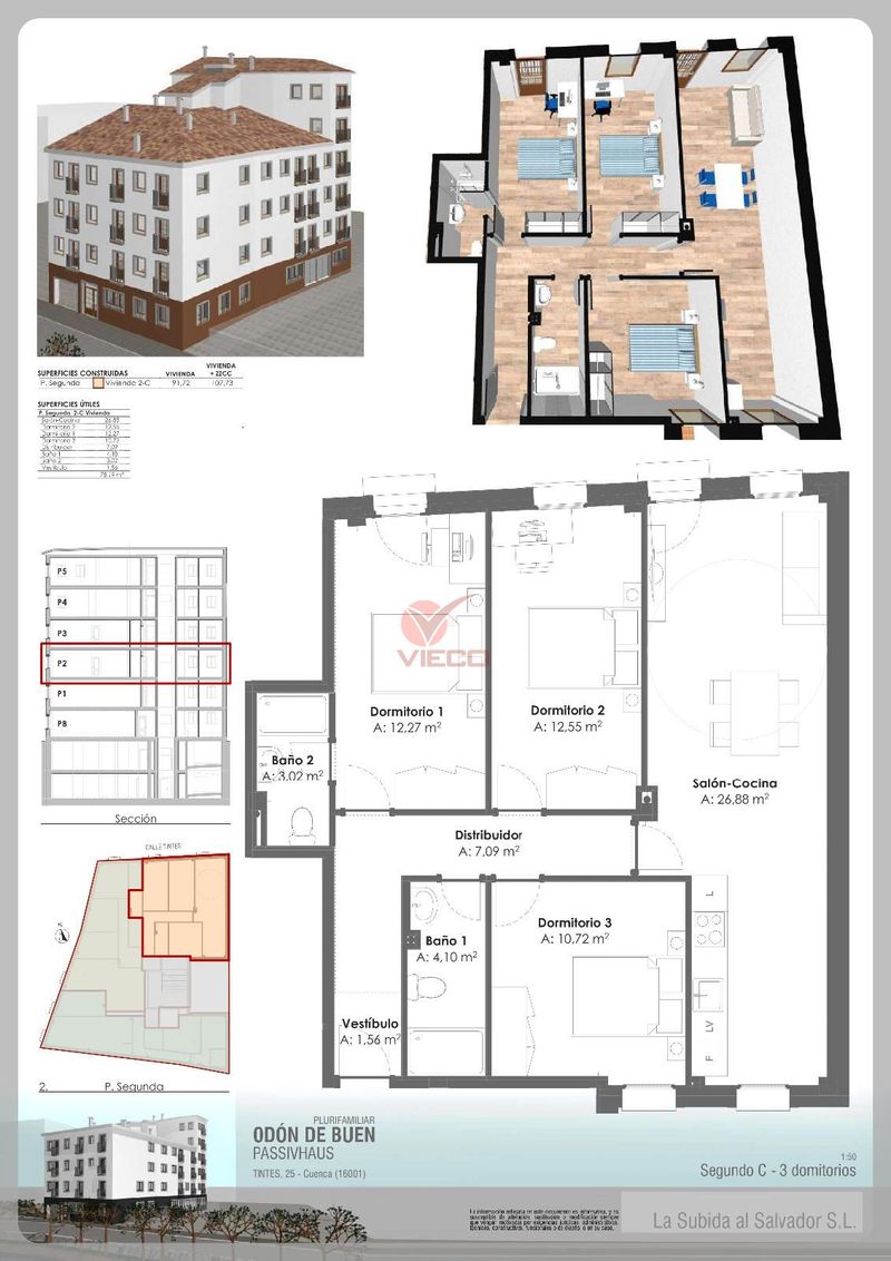 Piso en venta  en Cuenca . Ref: 119440. Inmobiliaria Vieco