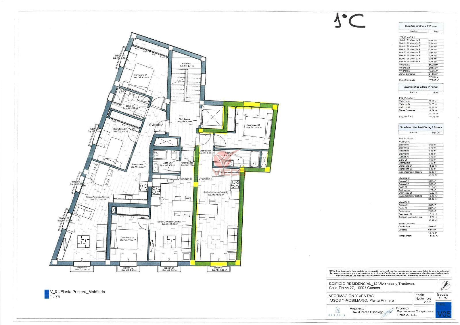 Piso en venta Cuenca. Ref: 123550. Inmobiliaria Vieco