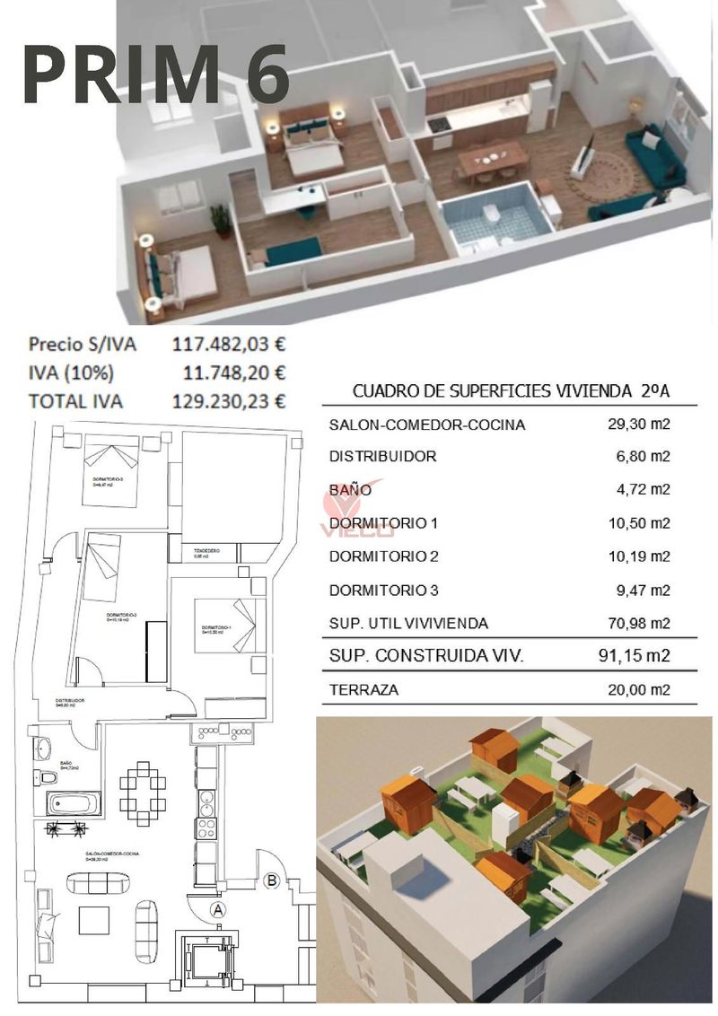 Piso en venta  en Fuentes, Cuenca . Ref: 124430. Inmobiliaria Vieco