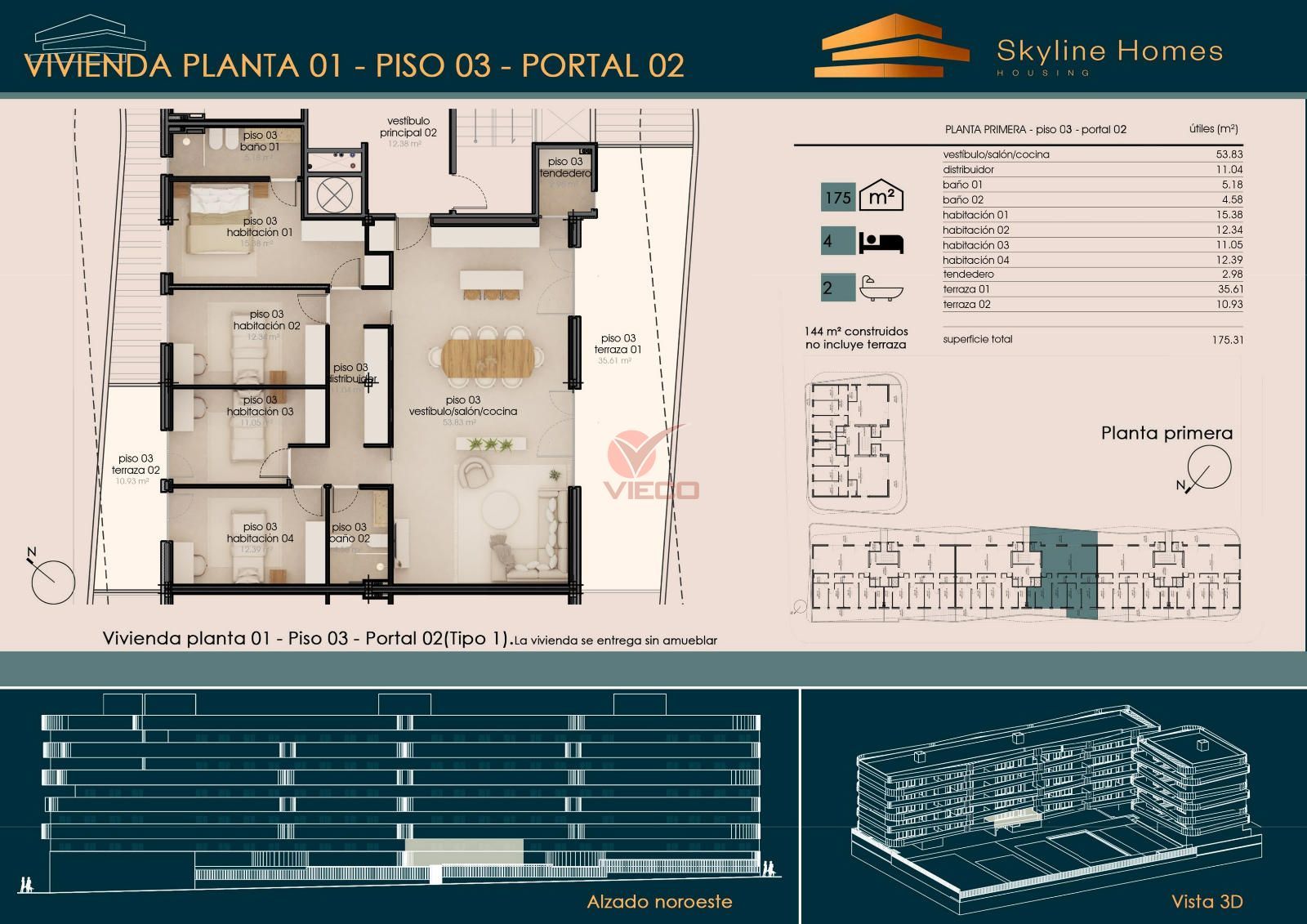 Piso en venta Cuenca. Ref: 125370. Inmobiliaria Vieco