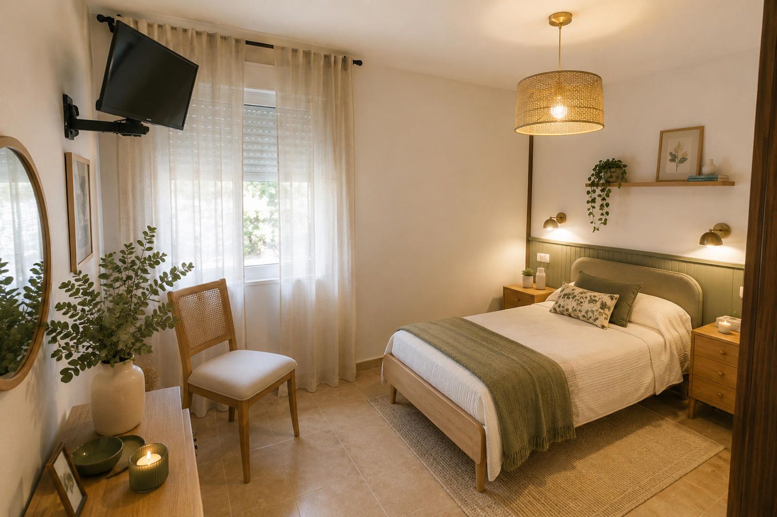 Dormitorio virtual - PISO EN VENTA EN CALLE CONSTITUCION, GUADALAJARA