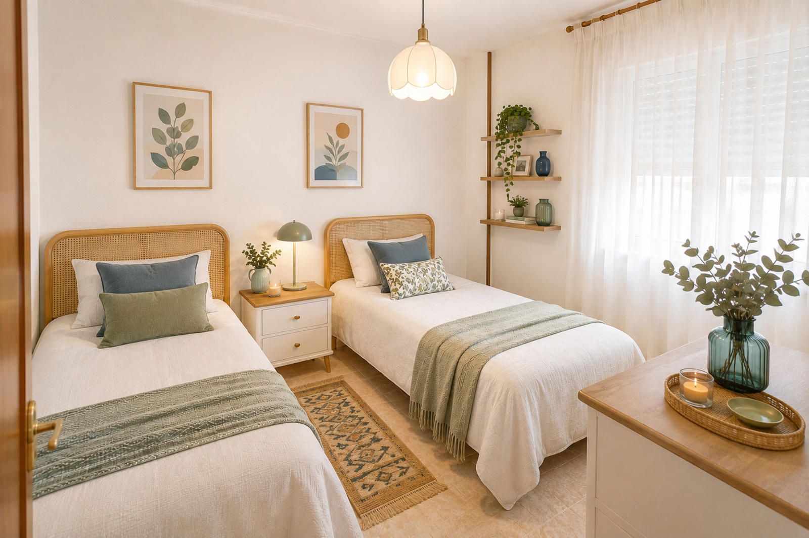 Dormitorio virtual - PISO EN VENTA EN CALLE CONSTITUCION, GUADALAJARA