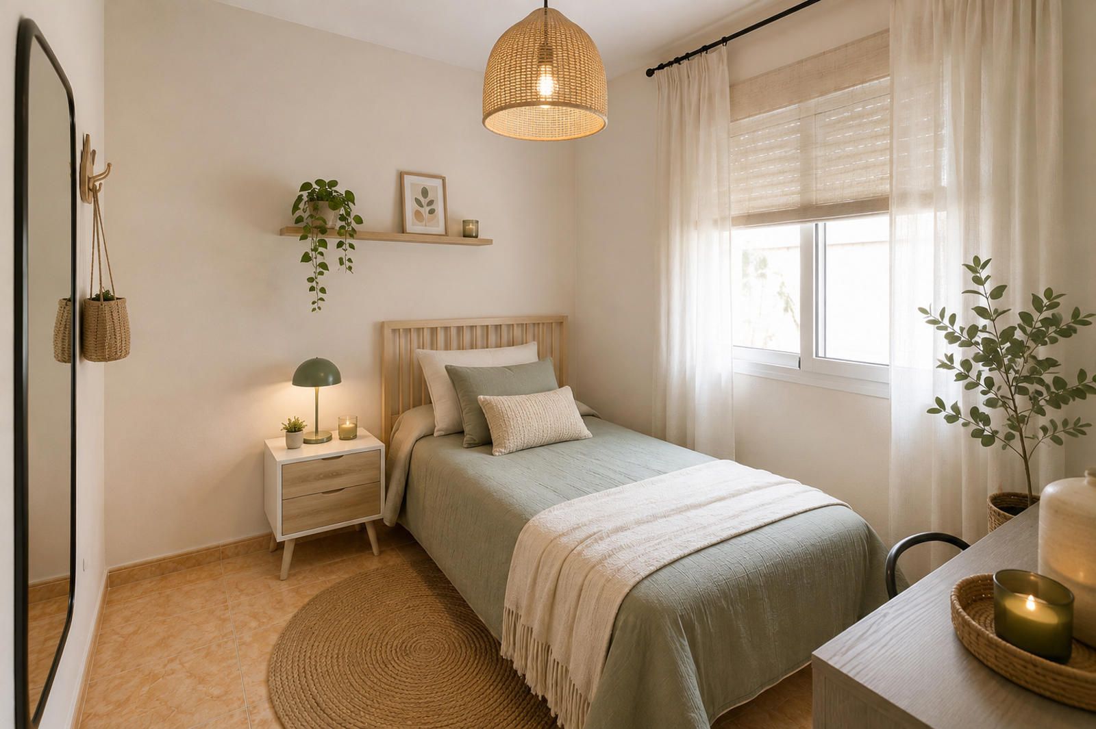 Dormitorio virtual - PISO EN VENTA EN CALLE CONSTITUCION, GUADALAJARA