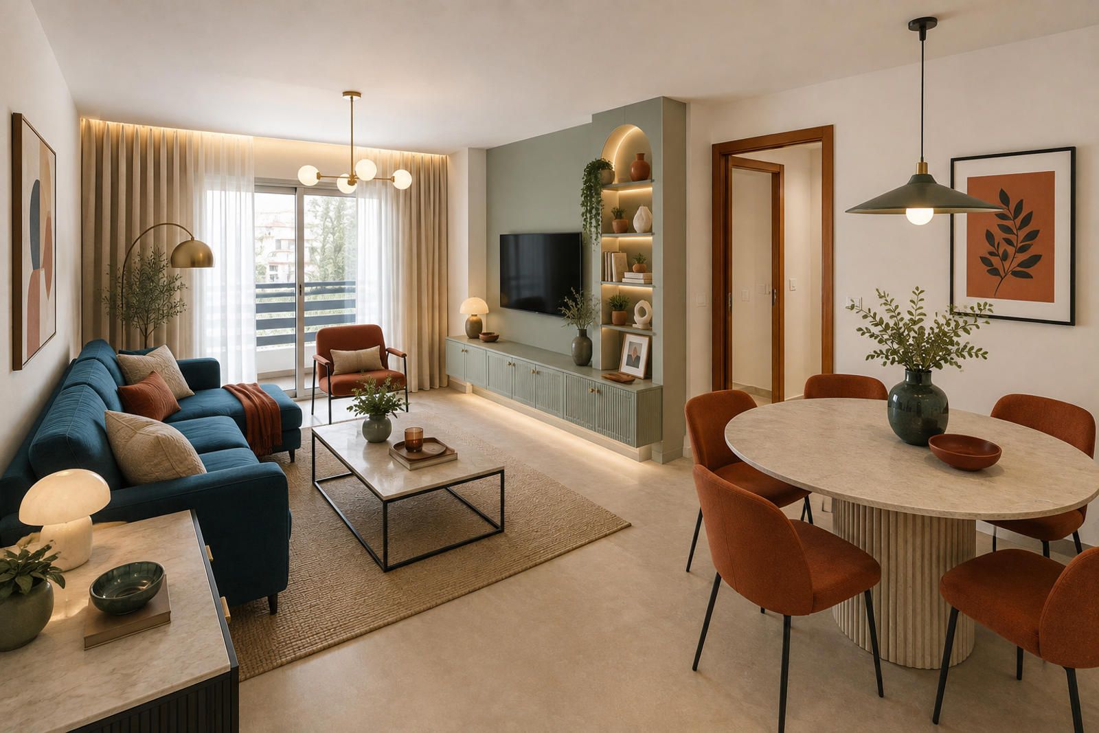 Comedor Virtual - PISO EN VENTA EN CALLE CONSTITUCION, GUADALAJARA