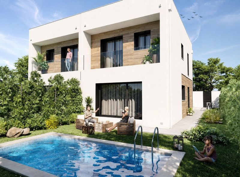 Chalet Pareado en venta Yunquera De Henares, Guadalajara. Ref: 50145. Bravo & López Inmobiliaria