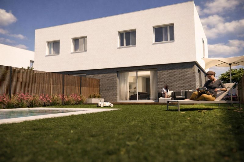 Chalet Pareado en venta Cabanillas del Campo, Guadalajara. Ref: 600010. Bravo & López Inmobiliaria