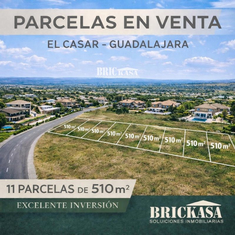 Parcela en venta El Casar, Guadalajara. Ref: 1058. Brickasa