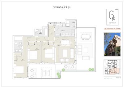 Piso en alquiler Madrid. Ref: 2766. Inmobrok Consultores Inmobiliarios