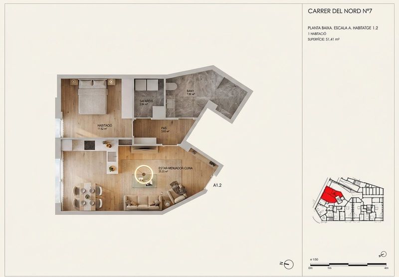 Flat for sale Torredembarra, Tarragona. Ref: 1968. InmoCalafell