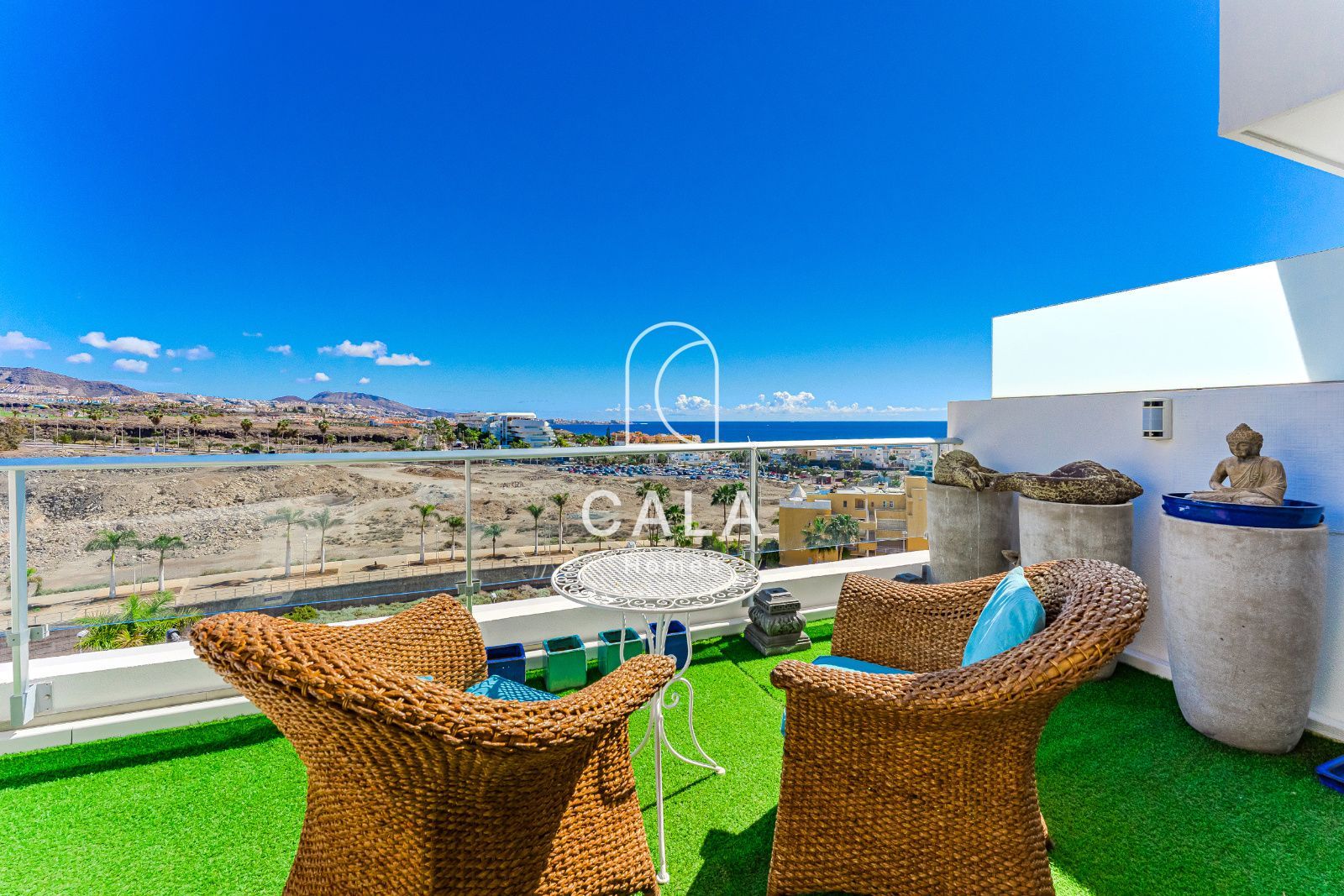 Exclusive Duplex Apartment in La Caleta with Sea Views