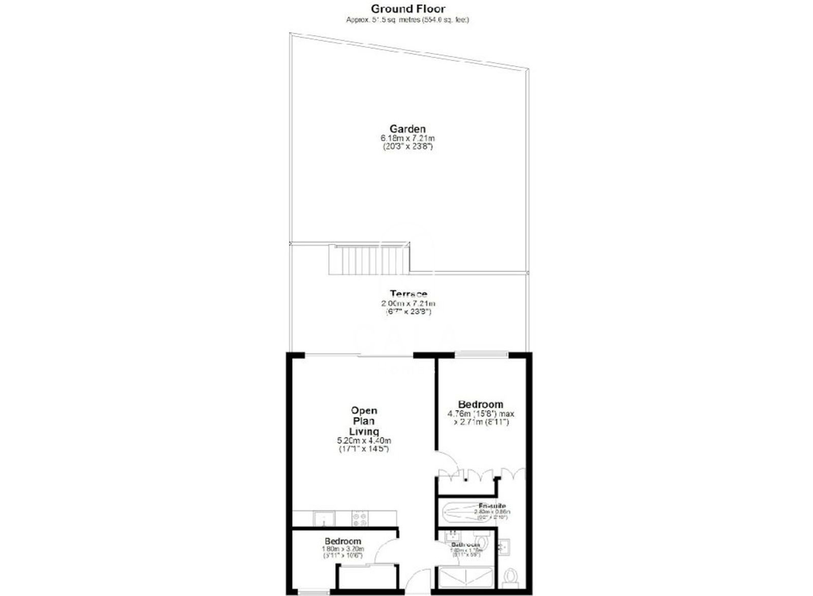 Apartamento reformado con vistas al mar y jardín en Costa Adeje