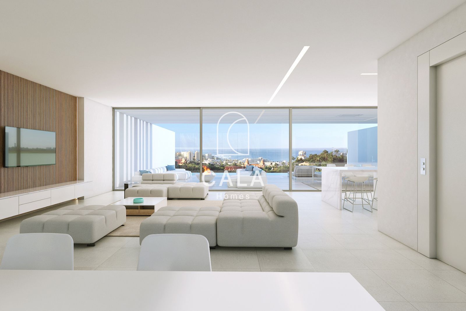 Luxury Villa with Panoramic Ocean Views – San Eugenio Alto