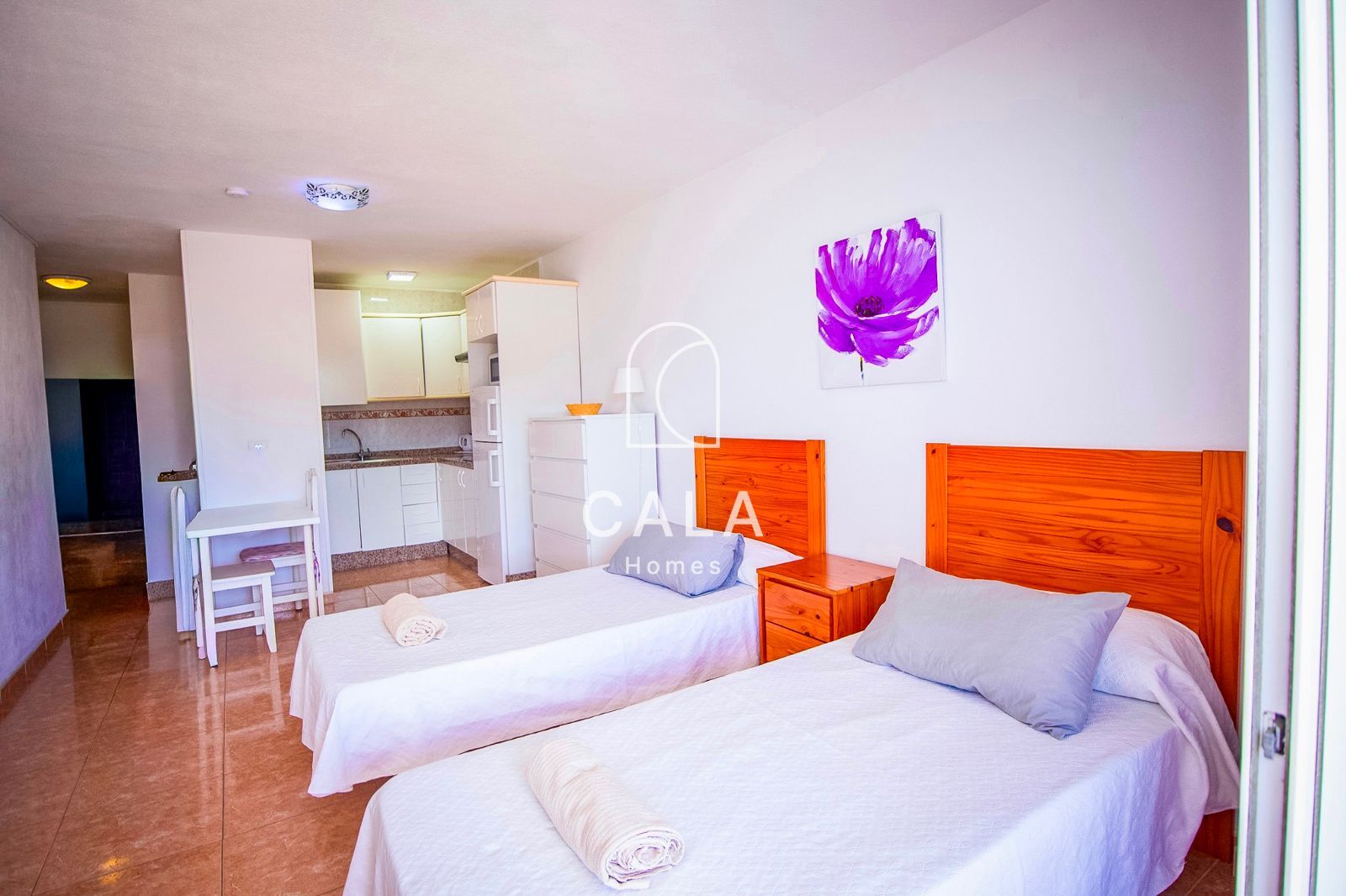 Cozy studio on the first line with ocean views in Los Cristianos.