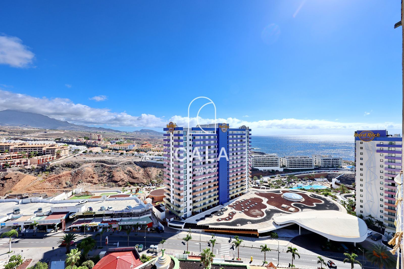 Apartamento con vistas al océano y al Teide en Playa Paraíso