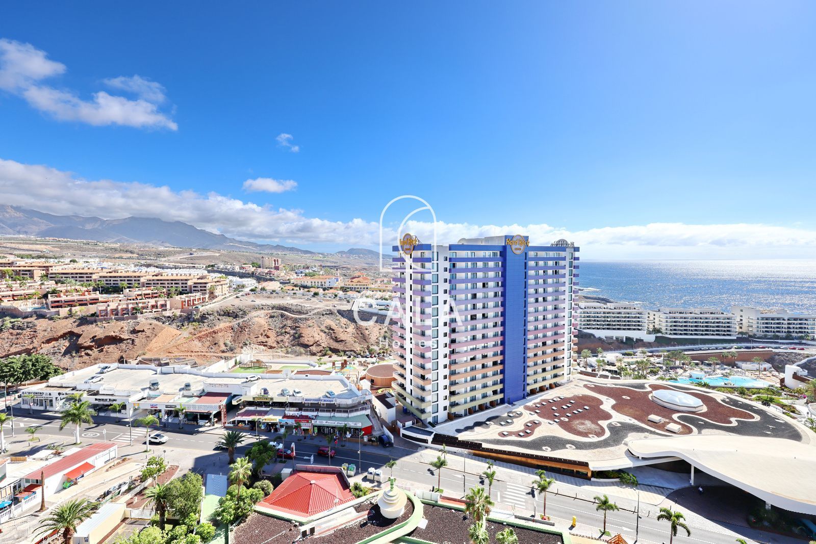 Apartamento con vistas al océano y al Teide en Playa Paraíso