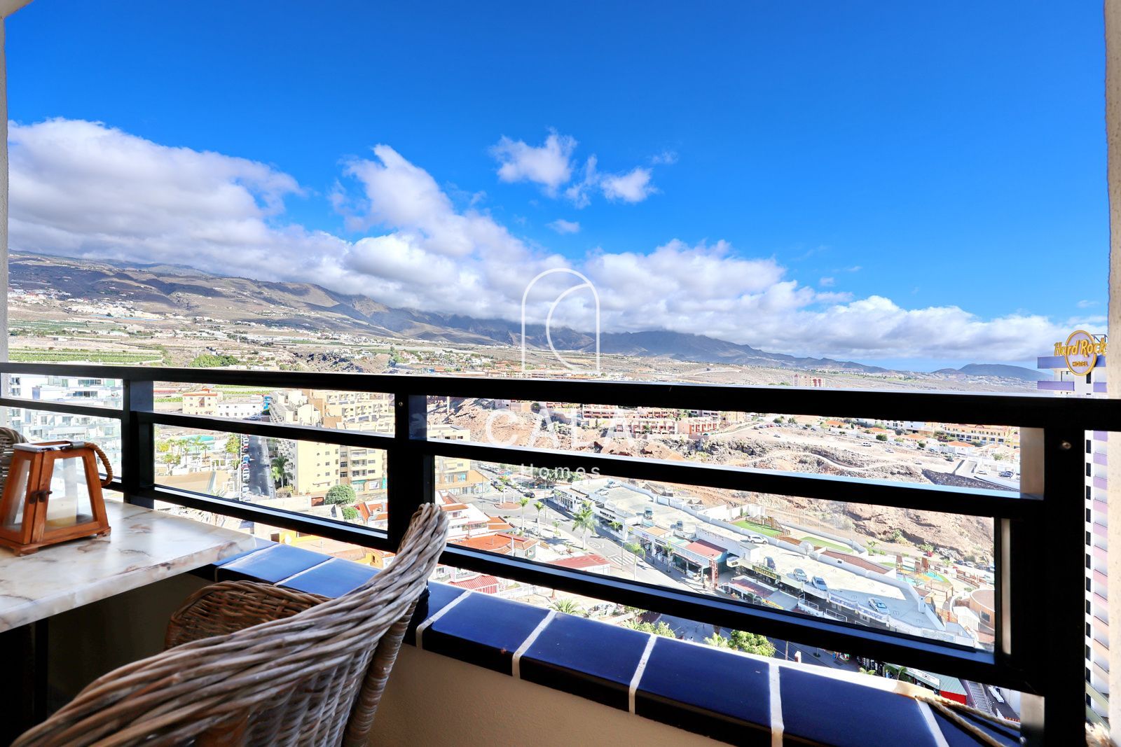 Apartamento con vistas al océano y al Teide en Playa Paraíso