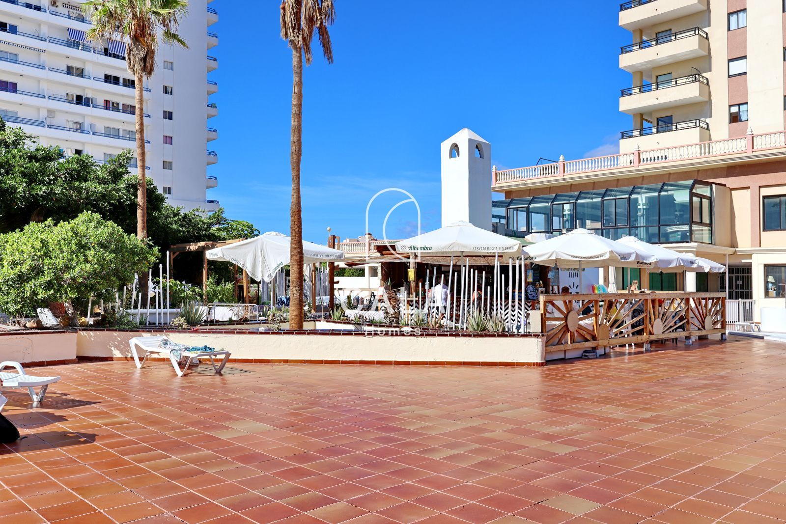 Apartamento con vistas al océano y al Teide en Playa Paraíso