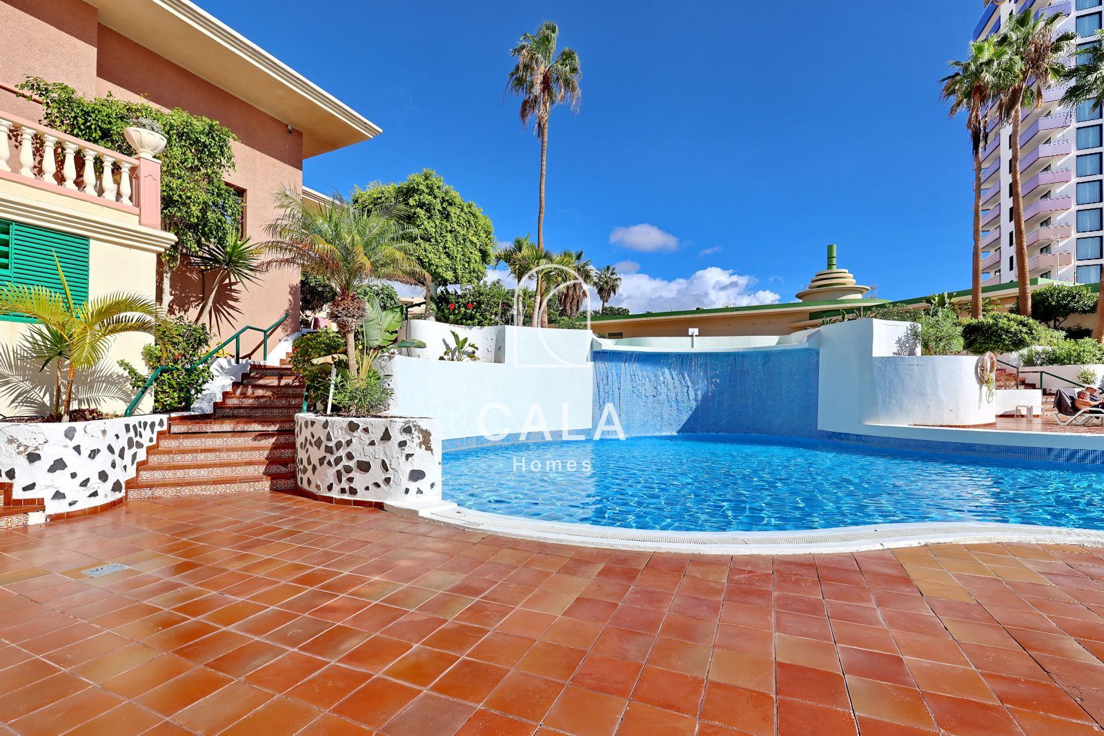 Apartamento con vistas al océano y al Teide en Playa Paraíso