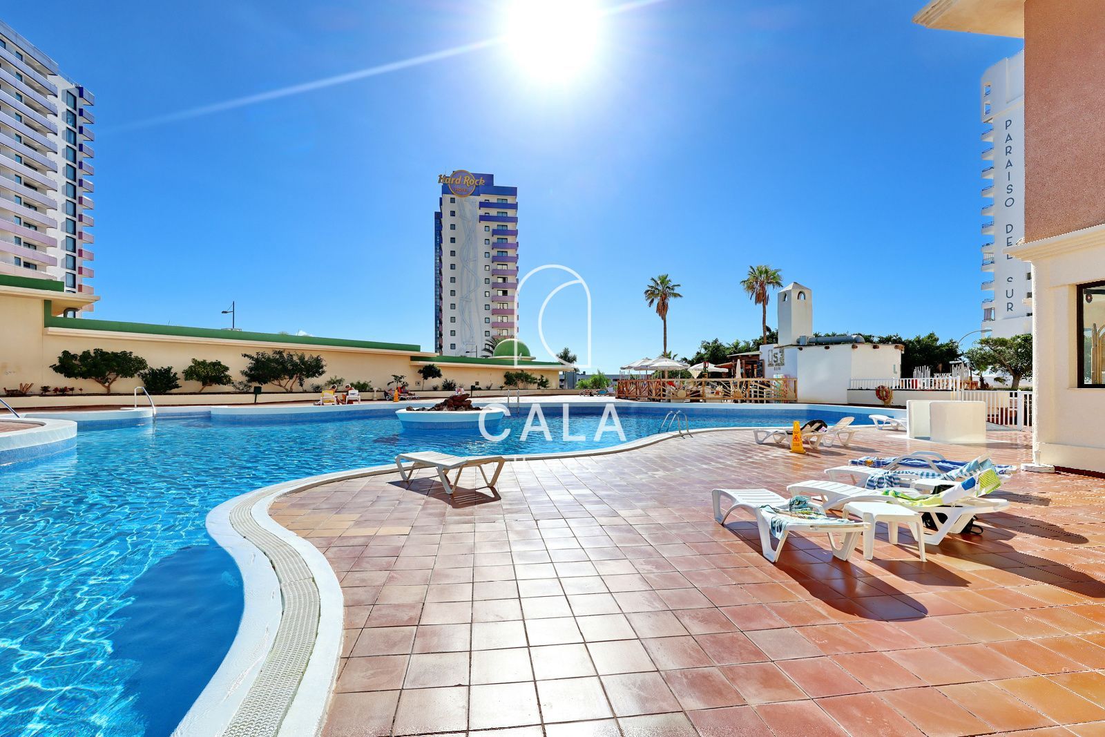 Apartamento con vistas al océano y al Teide en Playa Paraíso