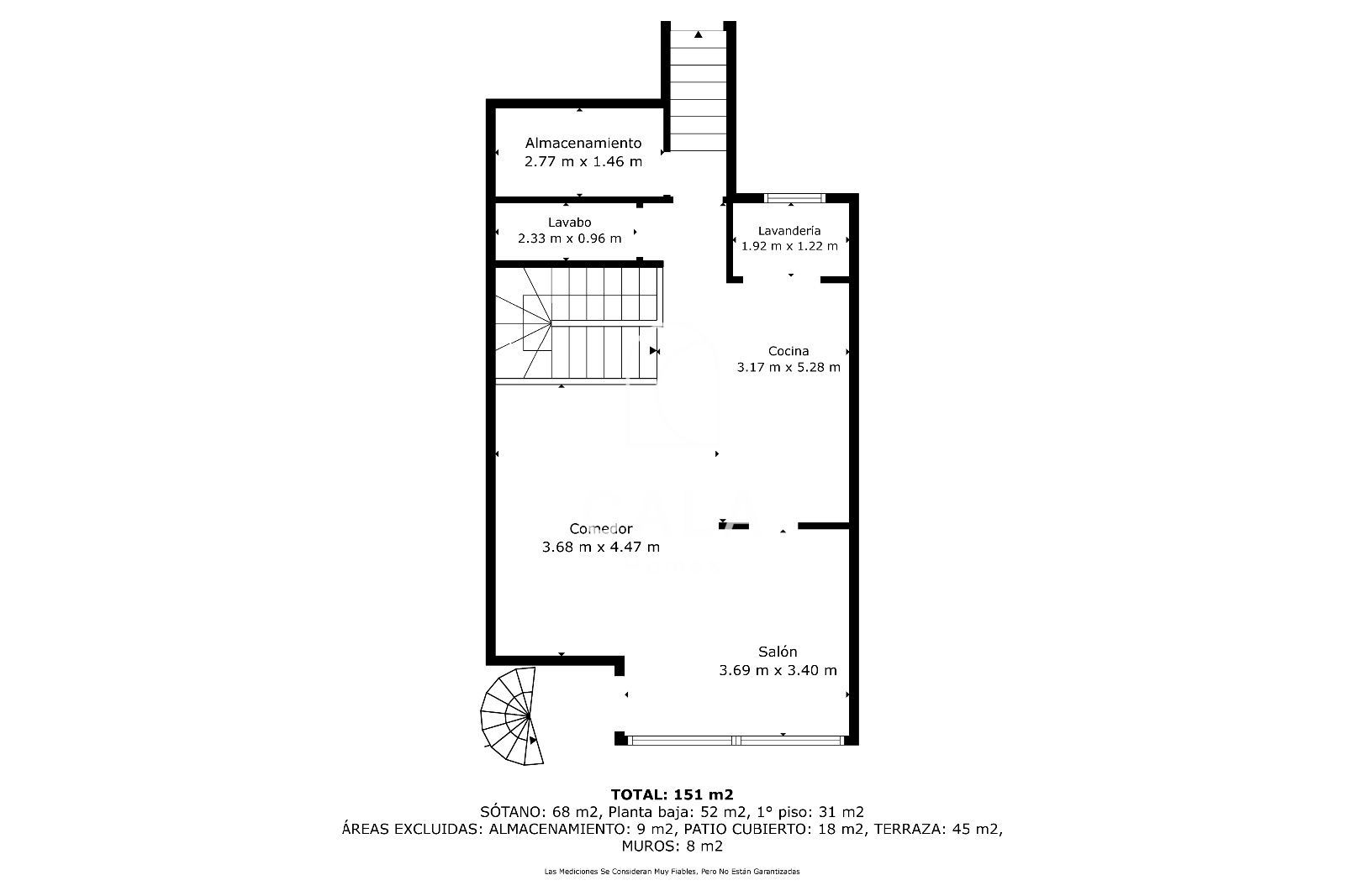 Detached chalet with sea views in Los Menores
