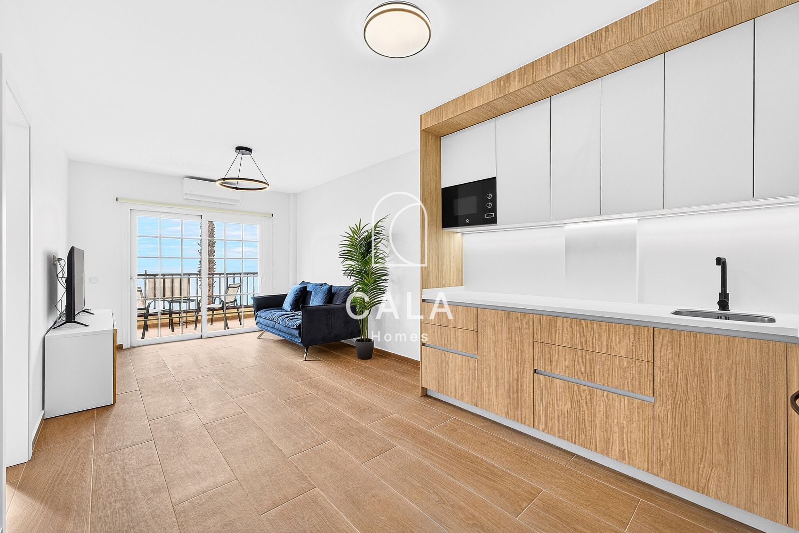 Exclusivo Piso de 1 Dormitorio con Terraza y Vistas al Mar