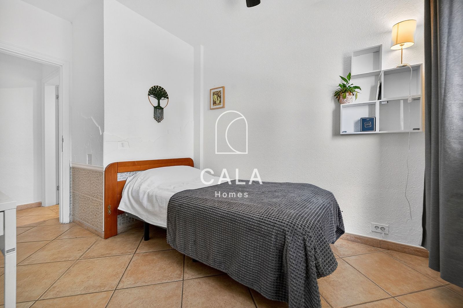 Country house with land and sea views.