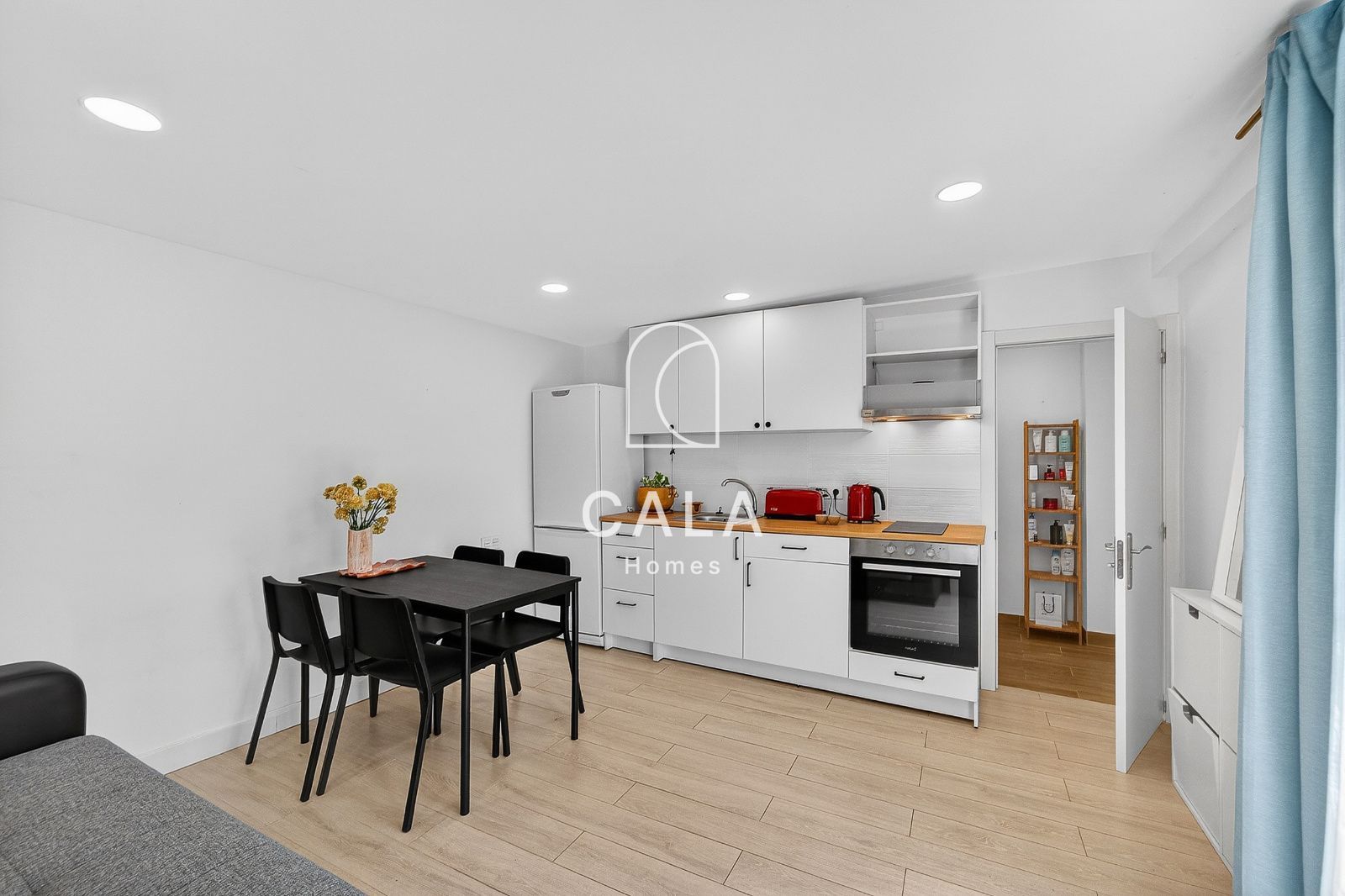 Country house with land and sea views.