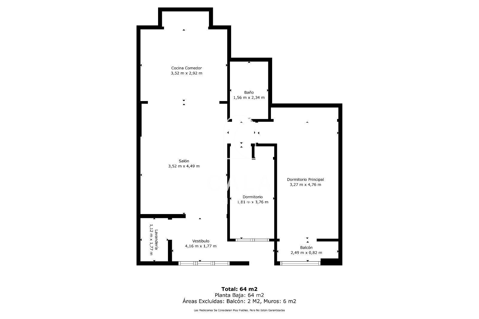 2-bedroom apartment with garage and storage room