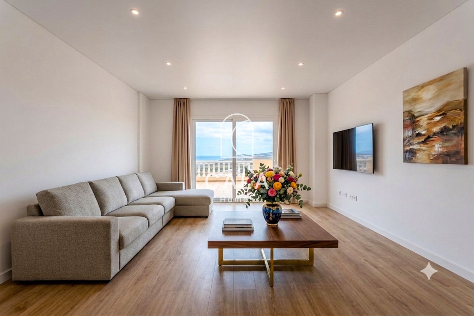 Apartamento en ubicación premium en Costa Adeje con vistas panorámicas al océano