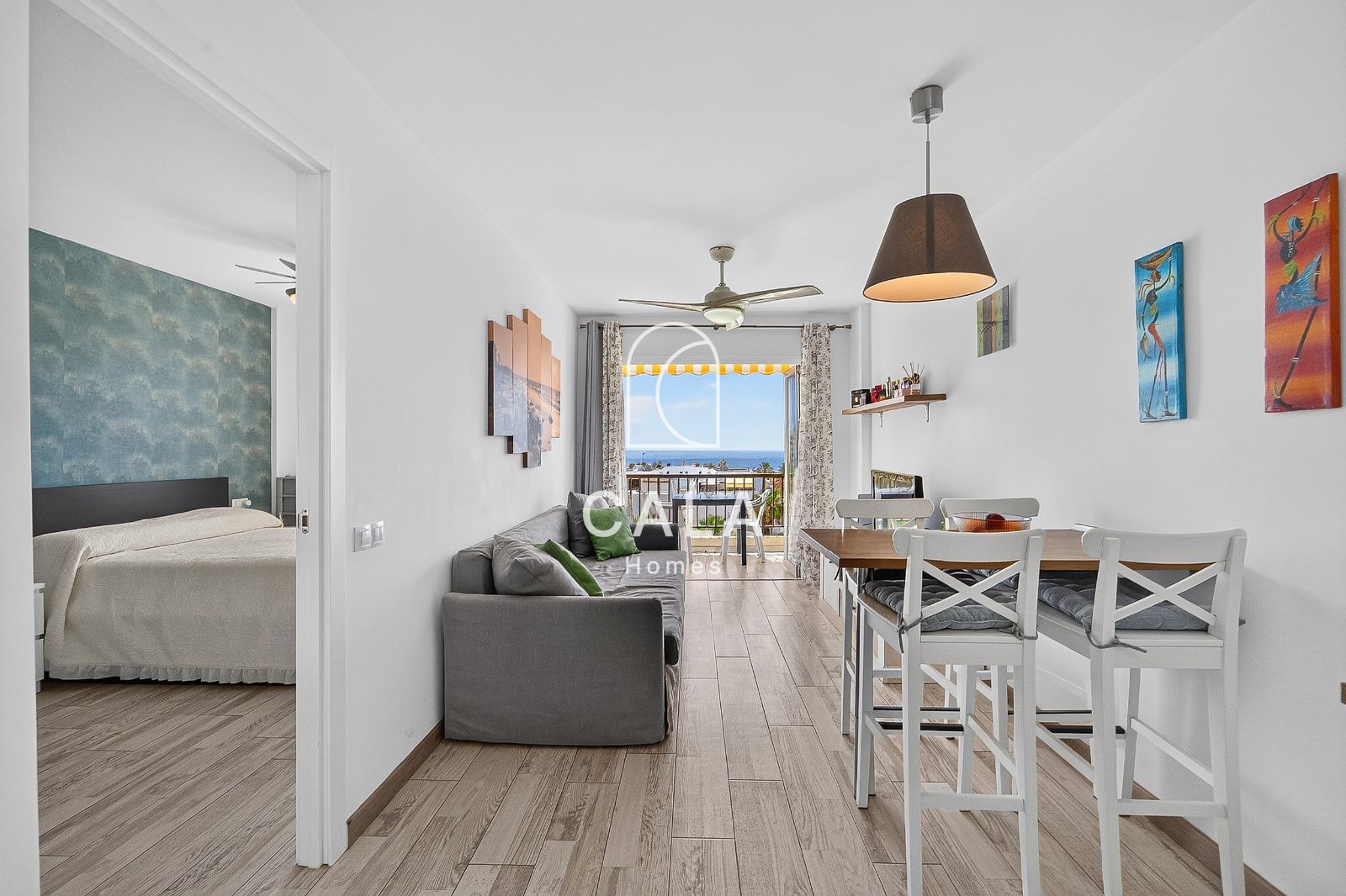 One bedroom apartment with front line ocean views in El Dorado, Playa de Las Américas.