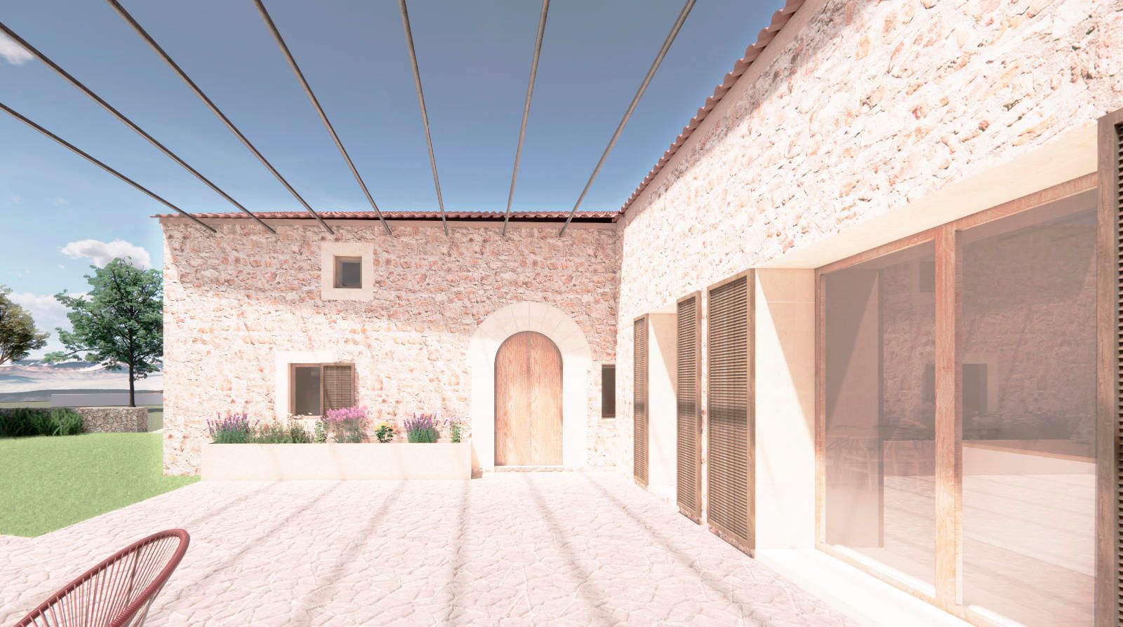 Gran finca con proyecto de reforma de 353 m2 en Pollença