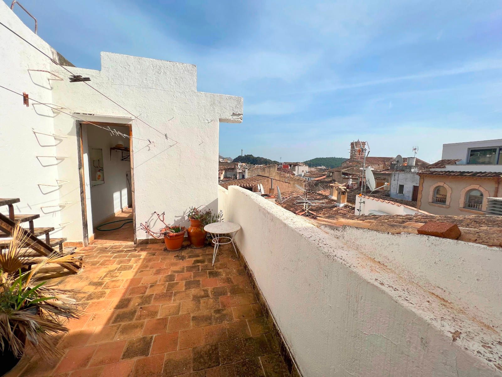 Casa de 100 m2 en Pollensa con terraza en la azotea