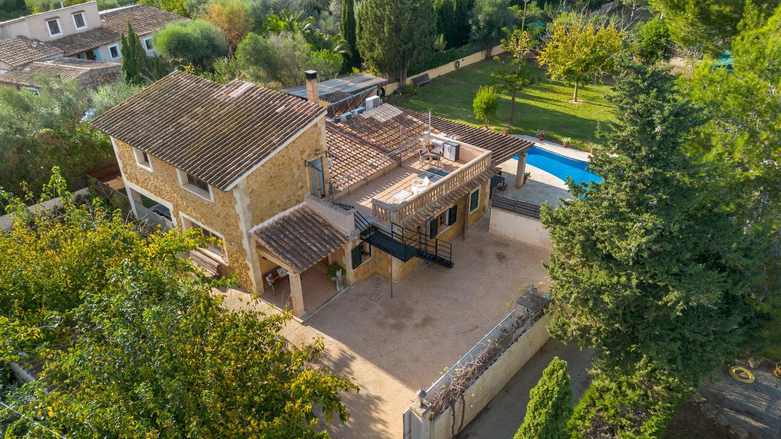 Finca rústica en Pollença con piscina y apartamento de invitados