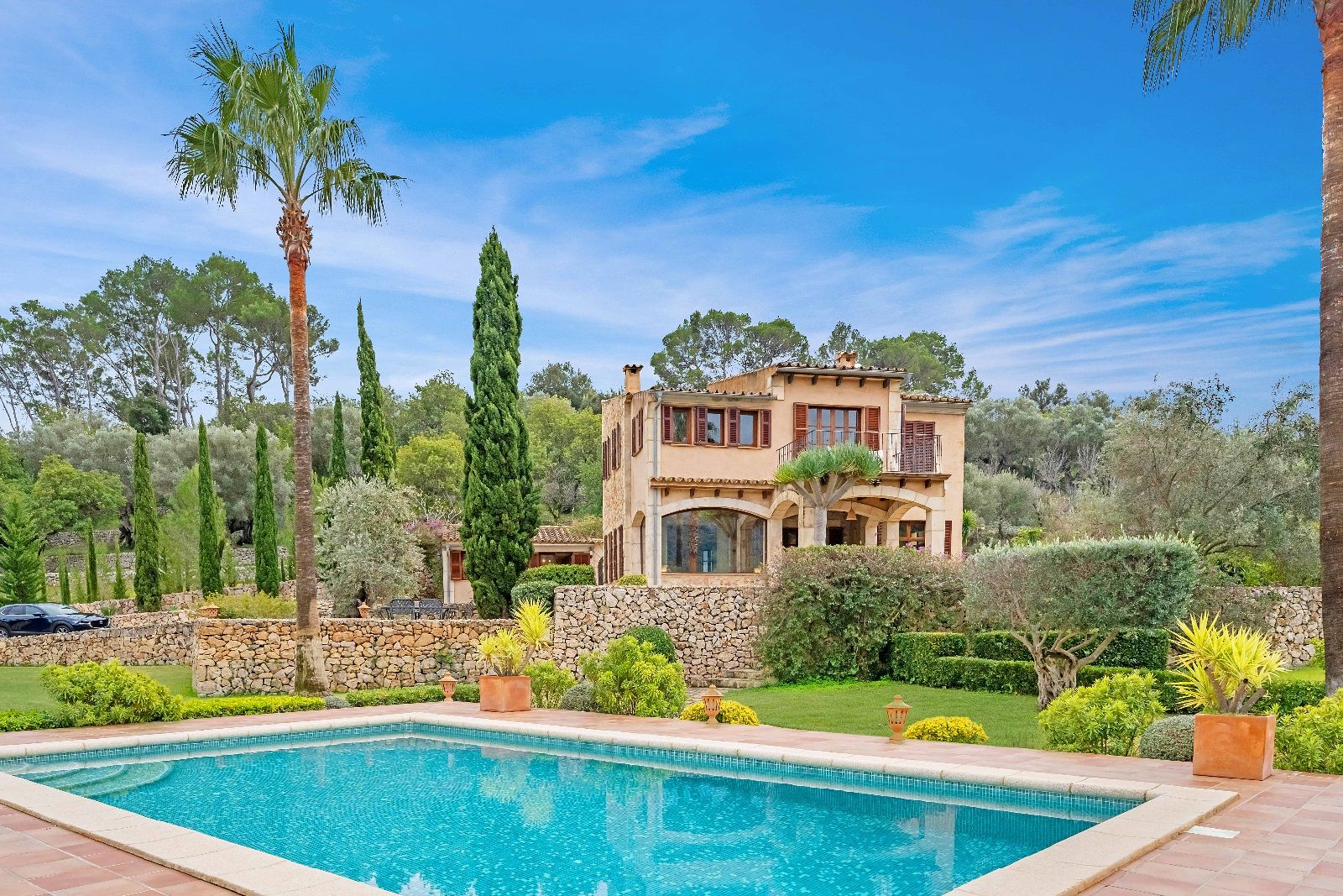 Tranquila finca en Selva de alta calidad con casa de invitados y piscina