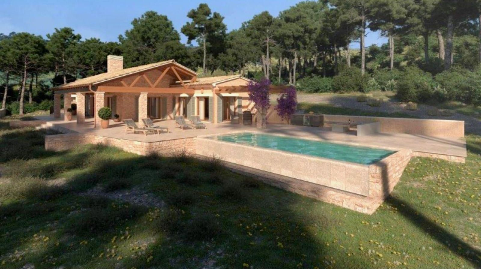 Tranquilo terreno de 35.874 m2 en Alcudia con licencia de obra