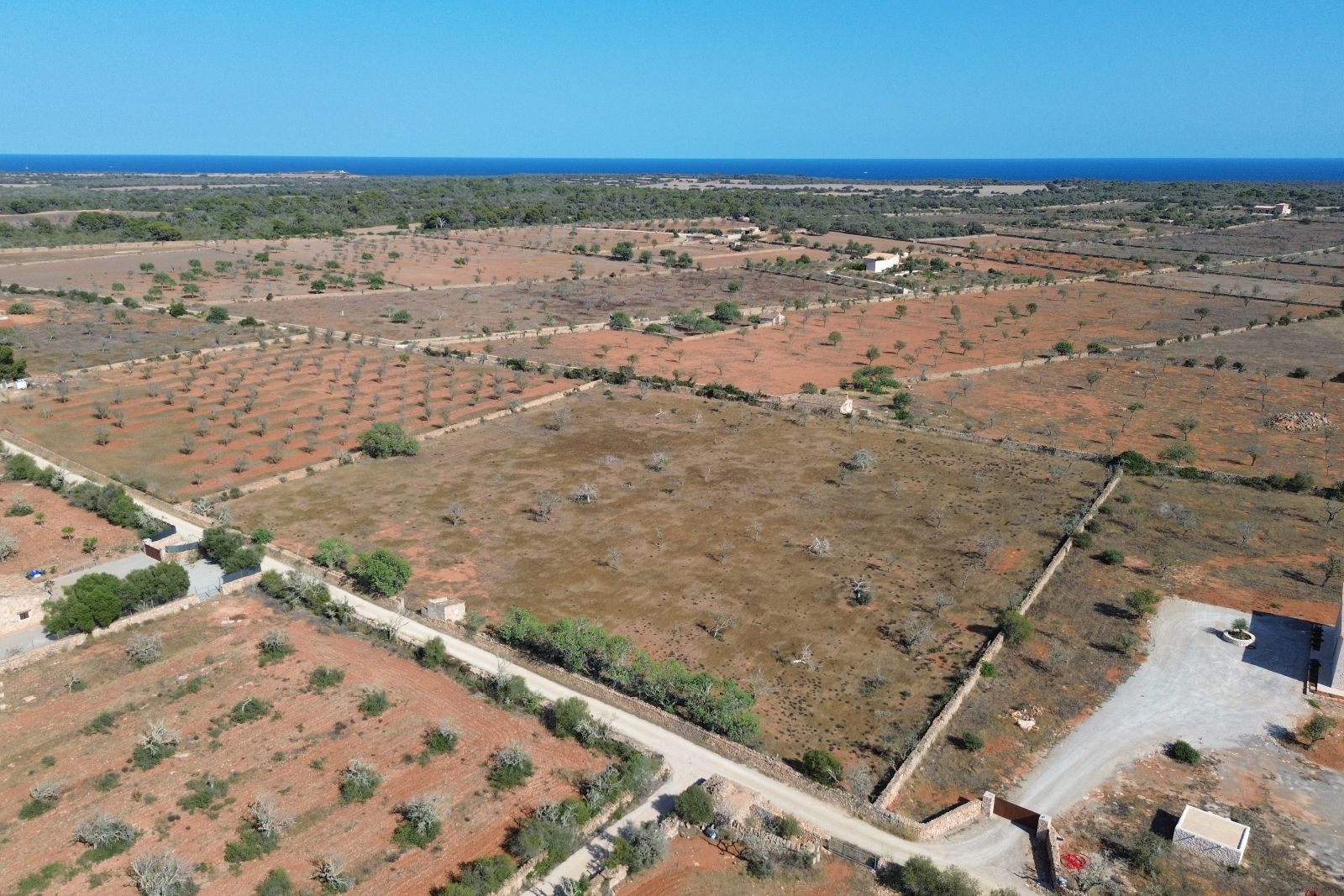 14.000 m2 Terreno con vistas al mar y proyecto en Santanyi