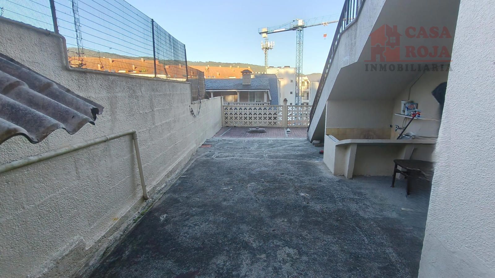 Patio - Casa con ascensor y vistas a la ría en As Barxas (Moaña).