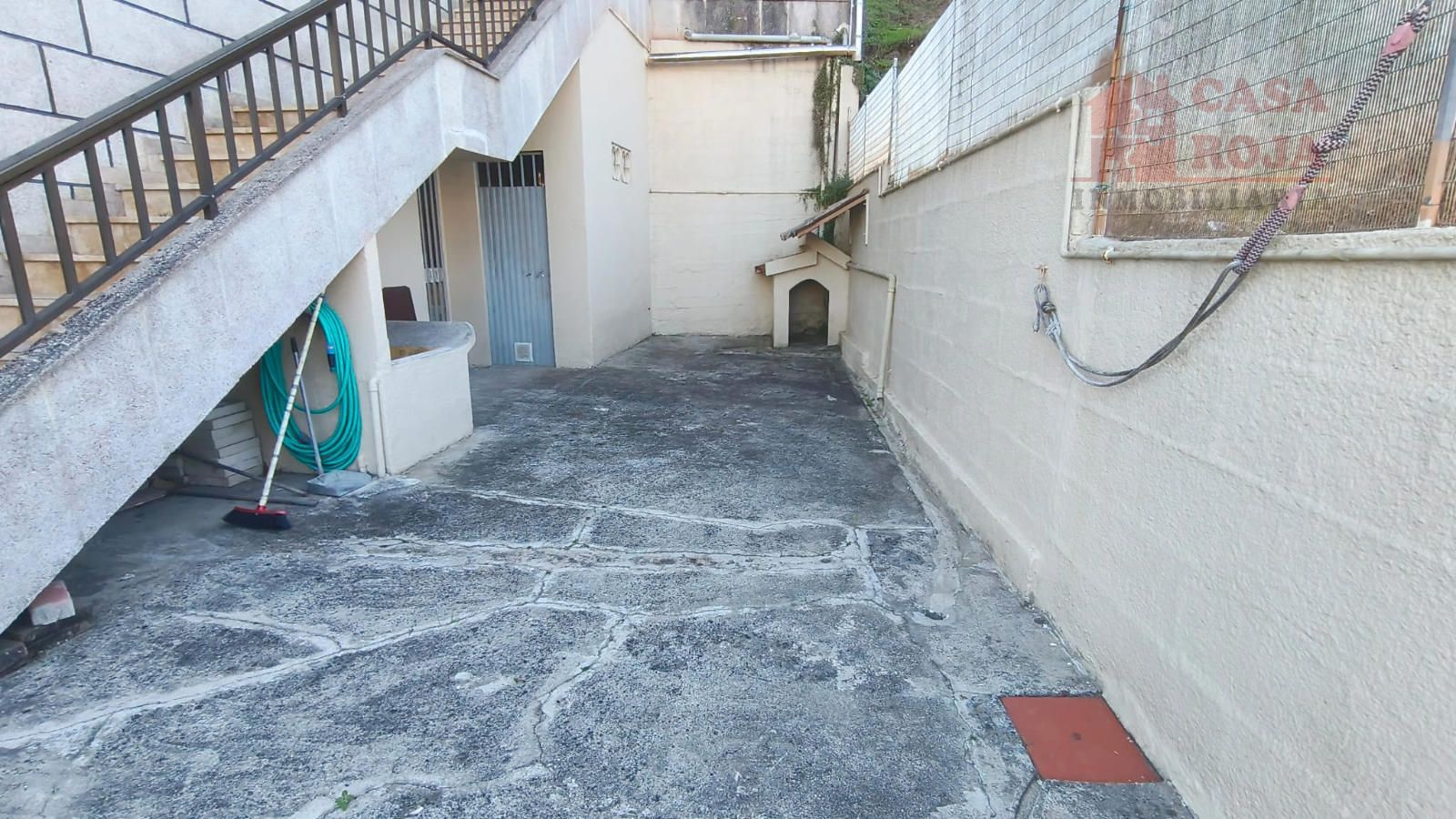 Patio - Casa con ascensor y vistas a la ría en As Barxas (Moaña).