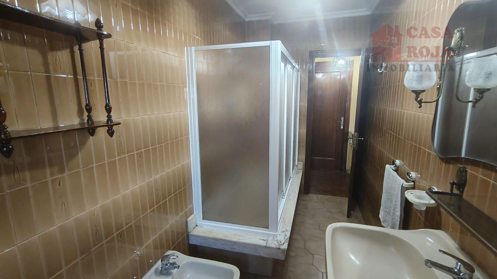 Baño - Casa con ascensor y vistas a la ría en As Barxas (Moaña).