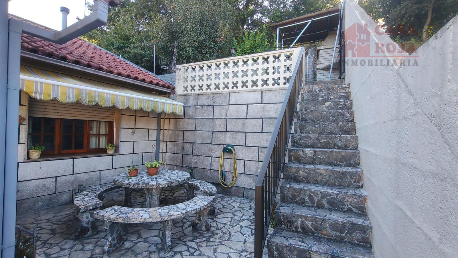 Cenador - Casa con ascensor y vistas a la ría en As Barxas (Moaña).