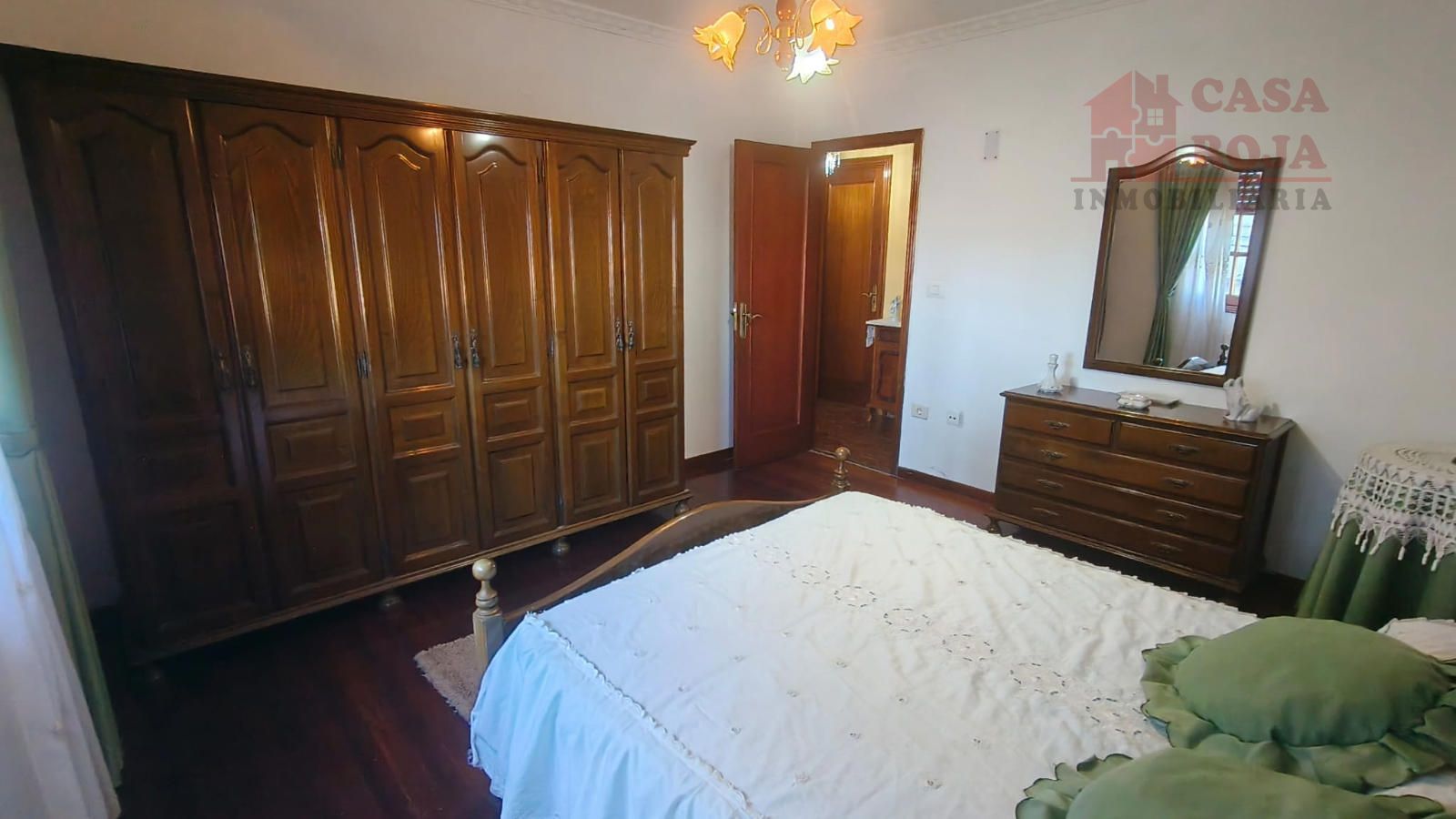 Habitación - Casa con ascensor y vistas a la ría en As Barxas (Moaña).