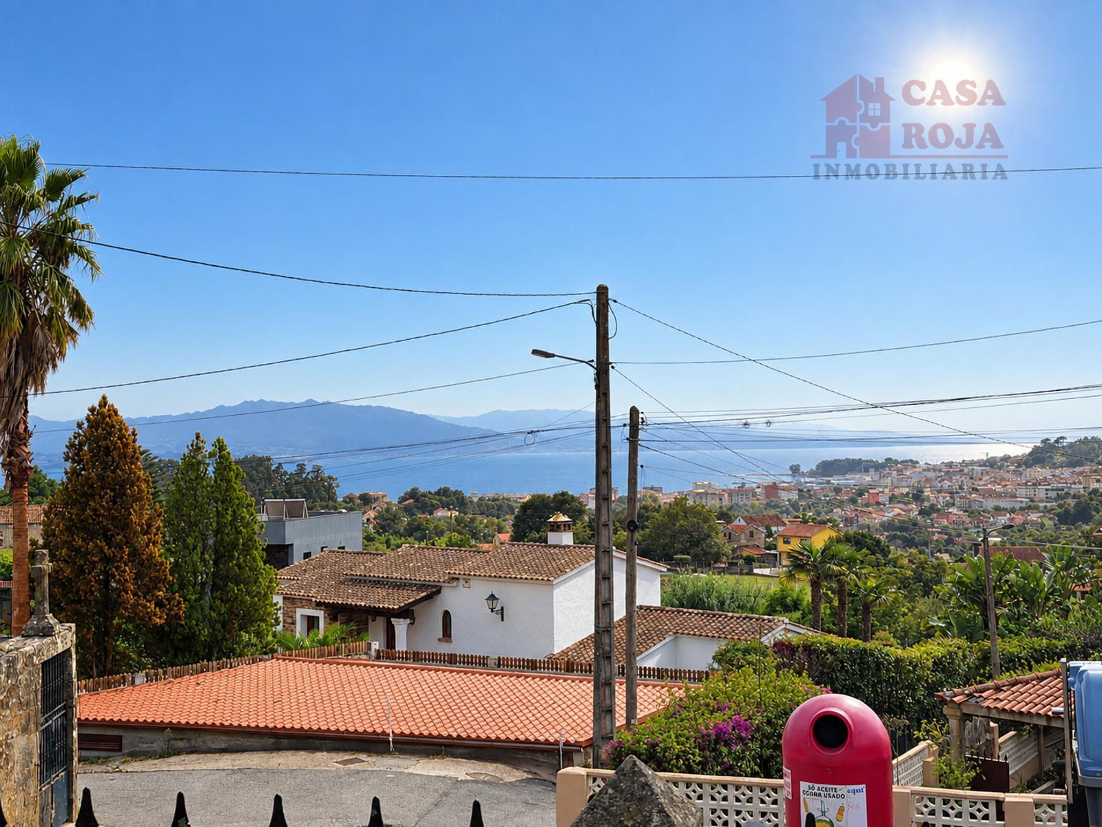 Vistas al mar - Terreno en Coiro edificable con vistas a la ría de Vigo.