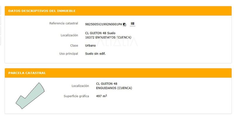 Parcela en venta Enguidanos, Cuenca. Ref: 5310. ALTALIA